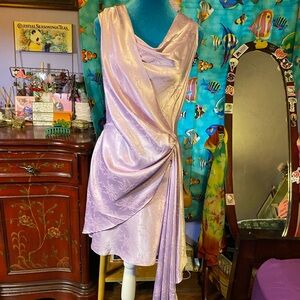 Ronny Kobo Collection Asymmetrical Lavender Dress